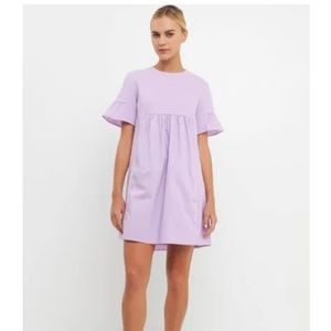 English Factory Mini dress in lilac M
